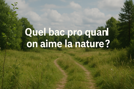 Quel bac pro quand on aime la nature ?